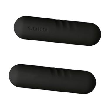 Imagem de UGPLM 2 peças halteres barra de levantamento de peso de mão treino antiderrapante fitness 1 kg crianças adultos para corrida dança cardio barra, Preto