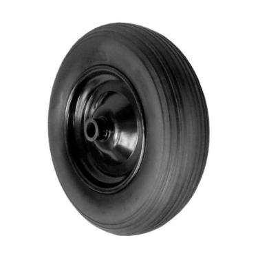 Imagem de Roda maciça 350x8 PU Super Elástica Anti Furos - Ajax