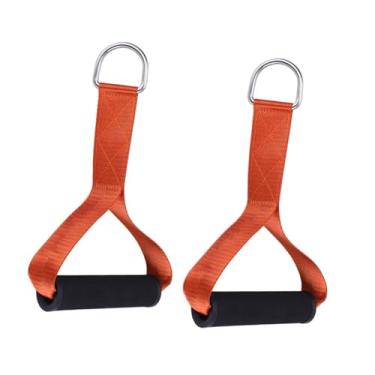 Imagem de Dynwave Cabos para máquina de Pilates Reformer, 2 peças, alças para treinamento de força, anel D, acessórios para academia, ioga, escritório e casa, Ouro Champanhe