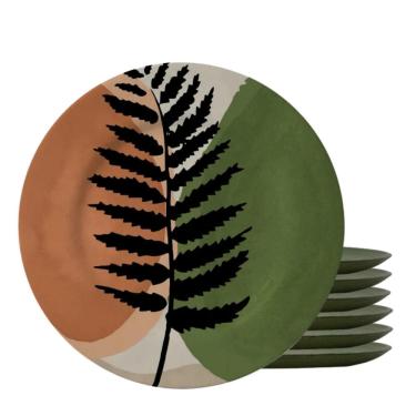 Imagem de Jogo 6 Pratos De Sobremesa Cerâmica 20Cm Alleanza Atlântica