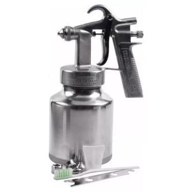 Imagem de Pistola De Tinta Baixa Pressão Ar Direto 1 Litro Em Alumínio
