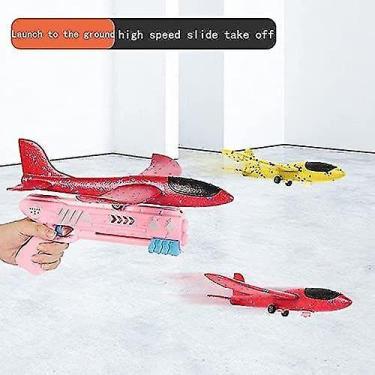 Imagem de Avião Lançador Brinquedos Soft Foam Plano Modelo Planador Mão Thr - Mu