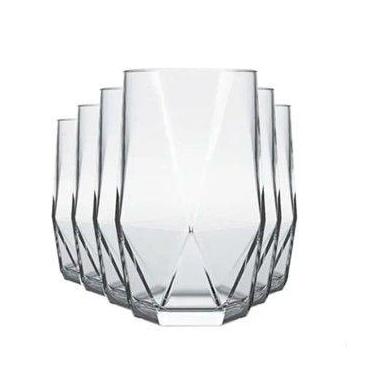 Imagem de Jogo Copos Long Drink Topázio 6 Peças 360ml Incolor Nadir
