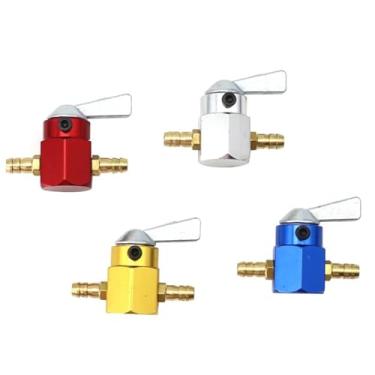 Imagem de 6mm 8mm Motorcycle Carburetor Fuel Petrol Tank Gasoline Switch Valve Tap Petcock On Off(8mm silver)