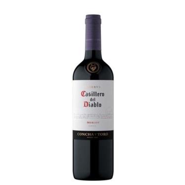 Imagem de Vinho Chileno Casillero Del Diablo Reserva Merlot 750ml - Concha Y Tor