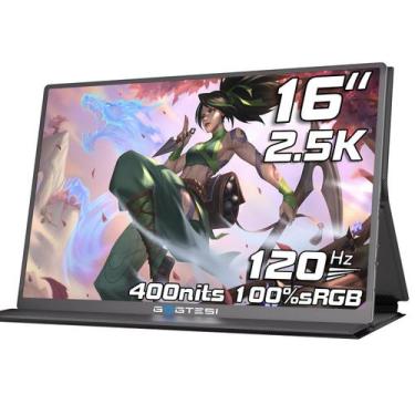 Imagem de Monitor de jogos portátil gogtesi 16" 2.5K QHD 120Hz 400nits