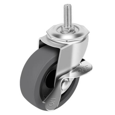 Imagem de Rodas Caster Wheels, haste giratória de travamento WHARSTM 3 com freio