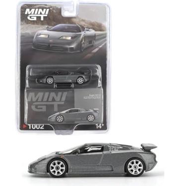 Imagem de Diecast Model Car Compatible for Mini GT 1:64 Bugatti EB110 Super Sport Grigio Scuro Limited Edition MGT01002