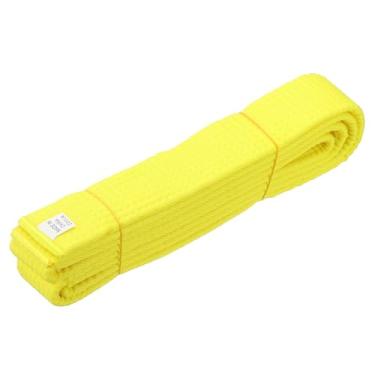 Imagem de YELARXI Cinto de karatê, cintos de classificação de artes marciais, algodão sólido, núcleo de camada dupla, equipamento de treinamento uniforme longo e macio, adequado para (Taekwondo/karatê/judô