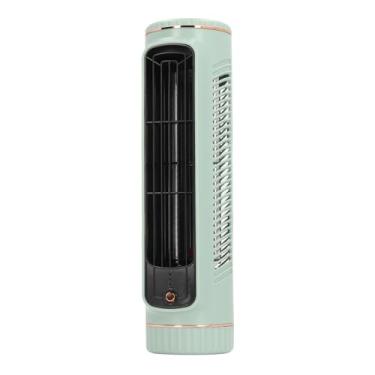 Imagem de Ailgely Ventilador Refrigerador de Mesa Sem Lâmina, Ventilador de Resfriamento de Mesa Recarregável Silencioso de 3 Velocidades, para Quarto, Escritório Ao Ar Livre, Elegantemente (Verde)