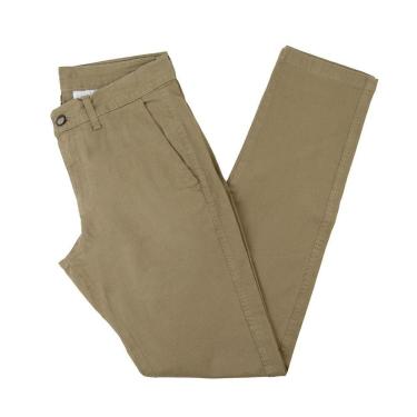 Imagem de Calça Masculina Ogochi Sarja Essencial Slim Marrom - 002469-Masculino