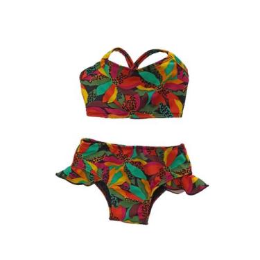 Imagem de Biquíni infantil menina estampado - Gerbya, 6, Colorido