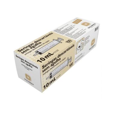 Imagem de Descarpack Seringa Hipodérmica Luer Slip Sem Agulha 10ml com 100un