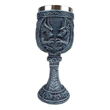 Imagem de Taça Dois Dragões 3D ul Aço Inox Game Of Thrones 180Ml - GS