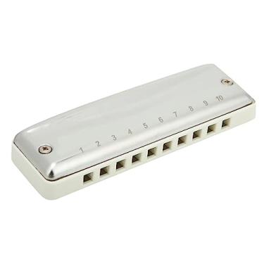 Imagem de RiToEasysports Instrumento Musical Portátil de Harpa Blues Db Key Harpa de 10 Buracos para Profissionais e Iniciantes (Branco)
