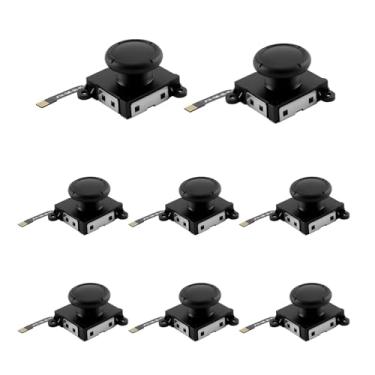 Imagem de HGamyox 8Pcs TMR Electromagnetic Joystick Replacement Compatible with Joycon 3D Analog Thumb Stick for Switch JoyCon, OLED & Switch Lite, Anti-Drift Repair Parts Accessories