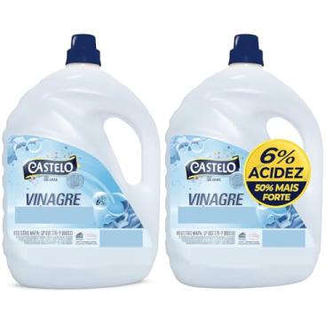 Imagem de Vinagre de Limpeza Concentrado 10 L(2x5L) 6% Acidez | Biodegradável Multiuso, Econômico e 50% Mais Forte