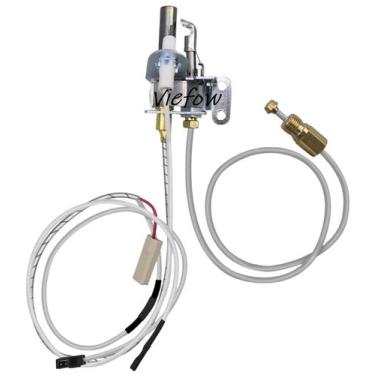 Imagem de Vista da montagem piloto do aquecedor a gás natural Bradford White - V