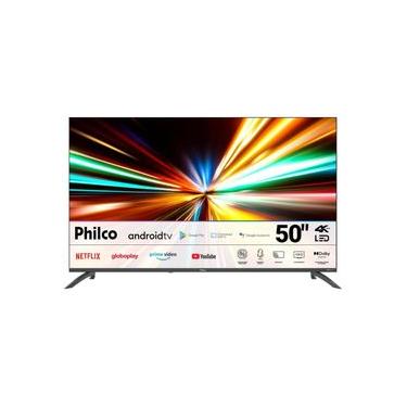 Imagem de Smart TV 50 4K LED Philco P50EAA UHD Android TV Chromecast Borda Infinita