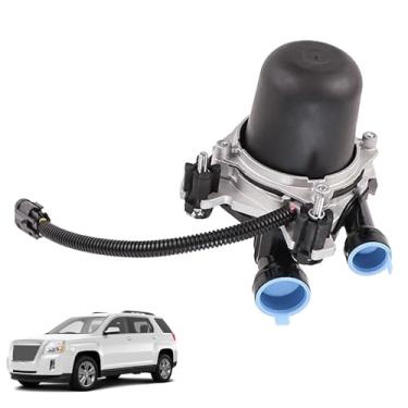 Imagem de YzusGomumu Bomba de injeção de ar secundária compatível com 2011-2012 Buick LaCrosse Regal 2012-2015 Chevrolet Equinox & GMC Terrain 2.4L substitui 12634644 215-704, bomba de vácuo de emissão sem