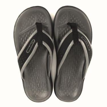 Imagem de Chinelo Olympikus 921 Masculino Preto Cinza, Preto, Chumbo, 43