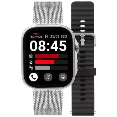 Imagem de Relógio Smartwatch Unissex Connect Prata TMAXCAB/9K-Unissex