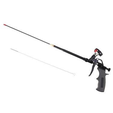 Imagem de DAFEIKE Pistola de isolamento de espuma de spray de 63,5 cm pistola de espuma de spray estendida pistola de distribuição de espuma de teflon pistola de espuma de poliuretano expansível para isolamento