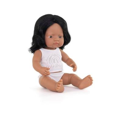 Imagem de Miniland Doll 15'' Hispanic Girl (Box) - Made in Spain, Anatomically Correct, Quality, Inclusion