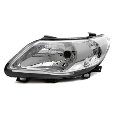 Imagem de Farol Gol, Saveiro, Voyage G5 2008 Ate 2012 Simples Cromado Lado Esquerdo