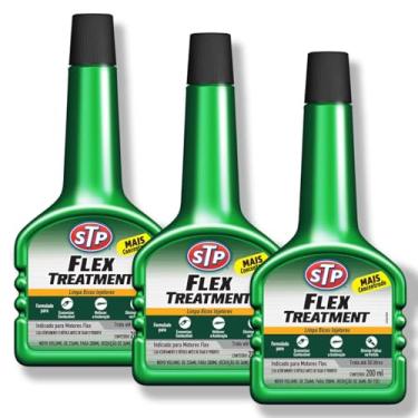 Imagem de Aditivo Limpa Bico Injetor Motor FLEX TREATMENT 200ml STP 3 unidades