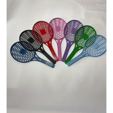 Imagem de Kit 10 Raquetes de Praia e 05 Bolinhas Brinquedo Plastico Infantil Cor