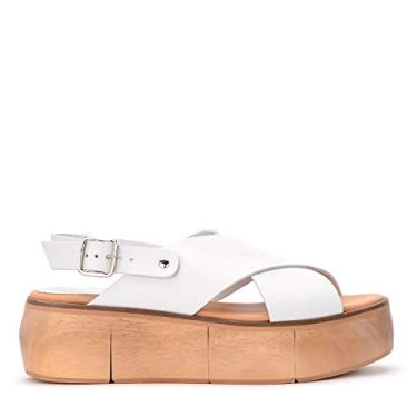 Imagem de Everlane Camisa Oxford feminina indispensável, branco/azul, 6