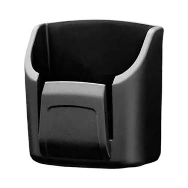 Imagem de Porta-Chaves De PVC Preto Durável Com Compartimento Para Controle Remo