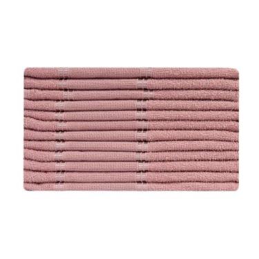 Imagem de KIt 12 Toalhas Lavabo Rekint Perfeito Estilo, Rosê