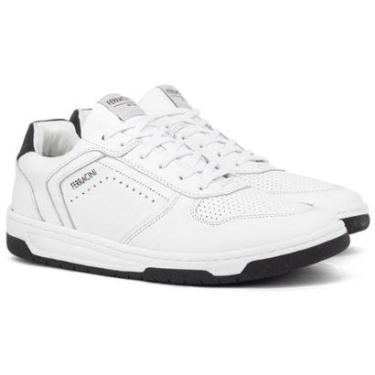 Imagem de Sapatênis Masculino Ferracini 24h Vox Casual Couro Cadarço Elástico 8058-617 Cor:;Tamanho:46-Masculino