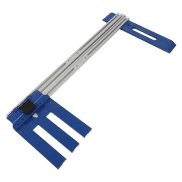 Imagem de Irfora Guia de Serra Circular Multifuncional, Trilho de Liga Alumínio para Carpinteiro, Faixa Corte 0-65 Cm, Fácil Ajuste e Precisão, Suporte Liso para Marcenaria Eficiente,