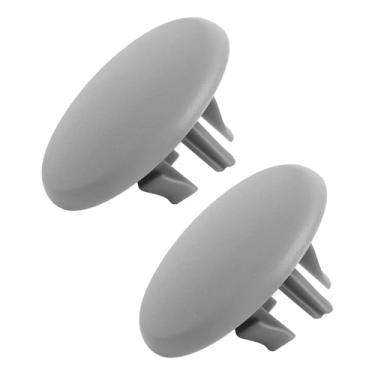 Imagem de HQRNYP 2 peças de tampa de apoio de braço, substituição de peças de assento, assento traseiro esquerdo ou direito parafuso de guarnição da alça do descanso de braço, acessórios de carro para GMC Chevy