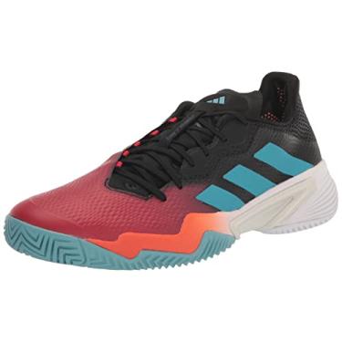 Imagem de adidas Tênis Barricade Clay masculino, Vermelho/Preloved Blue/Better Scarlet, 11