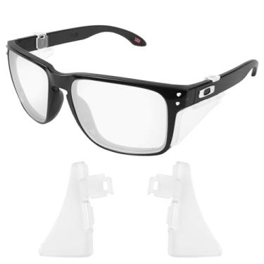 Imagem de Vonxyz Protetores laterais para óculos de sol Oakley Holbrook OO9102|Holbrook XL OO9417|Holbrook AF OO9244 - várias opções, Transparente.