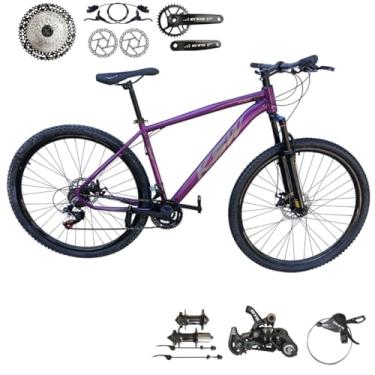 Imagem de Bicicleta Aro 29 Ksw Xlt 12 Velocidades Freio Hidraulico (VIOLETA/PRATA, 15)