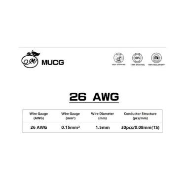 Imagem de Cabo De Silicone Super Macio Preto E Vermelho 1-26 Gauge Fio Elétrico 