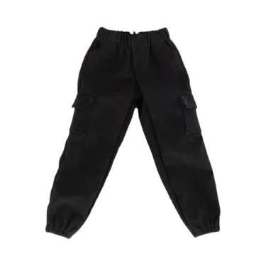 Imagem de Calças Leggings Masculinas Soltas Para Esportes Com Cintura Elástica, 