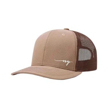 Imagem de Boné De Beisebol Unissex Ajustável Em Malha Respirável Com Estampa De 