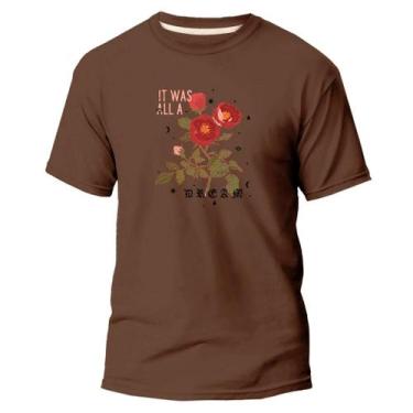 Imagem de Camiseta Básica Algodão Premium Estampa Digital Rosas Buque - Pavesi, 