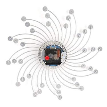Imagem de Acouto Relógio de Parede de Metal Decorado Relógio de Parede Decoração de Quarto de Casa Grandes Relógios de Decoração de Sala de Estar Casa e Cozinha/produtos de para/relógios/de