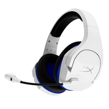 Imagem de Headset Sem Fio Gamer HyperX Cloud Stinger Core, Drivers 40mm, PS5 PS4 e PC, Branco e Azul - 4P5J1AA-Unissex