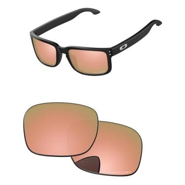 Imagem de PapaViva Lentes de reposição para óculos de sol Oakley Holbrook XL OO9417 59 mm, Ouro rosa, Holbrook XL