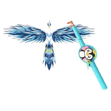 Imagem de Aymzbd Pipa de brinquedo de uma linha, pipa interativa para crianças, brinquedo voador para atividades ao ar livre em parques, acampamentos e quintais, Fénix