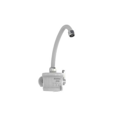 Imagem de Torneira Elétrica Parede Enerbras Plus Branca e Cromada 220V 5500W