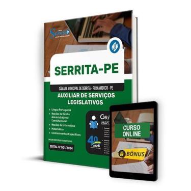Imagem de Apostila Câmara de Serrita - PE 2024 - Auxiliar de Serviços Legislativ